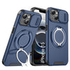 LuxuryKase Shockproof Case with Slide Camera Cover | 360° Rotating Ring Kickstand | Rugged Armour Protection For iPhone Series