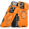 LuxuryKase Shockproof Case with Slide Camera Cover | 360° Rotating Ring Kickstand | Rugged Armour Protection For iPhone Series