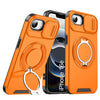 LuxuryKase Shockproof Case with Slide Camera Cover | 360° Rotating Ring Kickstand | Rugged Armour Protection For iPhone Series