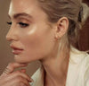 18K Gold Plated Spiral Earrings - Golden
