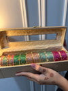 60 Diamond Bangles with Ghungroo Bangles