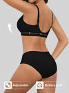 PACK OF 5 JELLY WIRELESS SEAMLESS DEEP-V PUSH-UP BRA