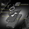 LuxuryKase Shockproof Case with Slide Camera Cover | 360° Rotating Ring Kickstand | Rugged Armour Protection For iPhone Series