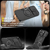 LuxuryKase Shockproof Case with Slide Camera Cover | 360° Rotating Ring Kickstand | Rugged Armour Protection For iPhone Series