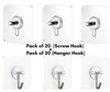 Self Adhesive Heavy Duty Hooks