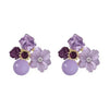 Amethyst Blossom Dream Earring