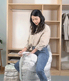 Vacuum-free three-second compression 3D storage bag