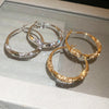 Circle Earrings with Zirconia