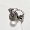 🔥Gothic Crystal Ball Hand Ring