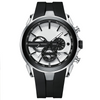 Sport Style Luminous Silicone Strap Waterproof Watch - Black-Gold
