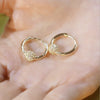 ✨Buy 2 Get 1 Free❣️Gold Circle Earrings with Small Ball