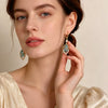 ✨Sky Blue Drop Dangle Hoop Earrings