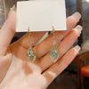 ✨Sky Blue Drop Dangle Hoop Earrings